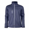 Softshell zip contrasté - homme