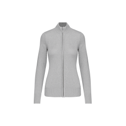 Cardigan femme zippé