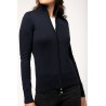 Cardigan femme zippé