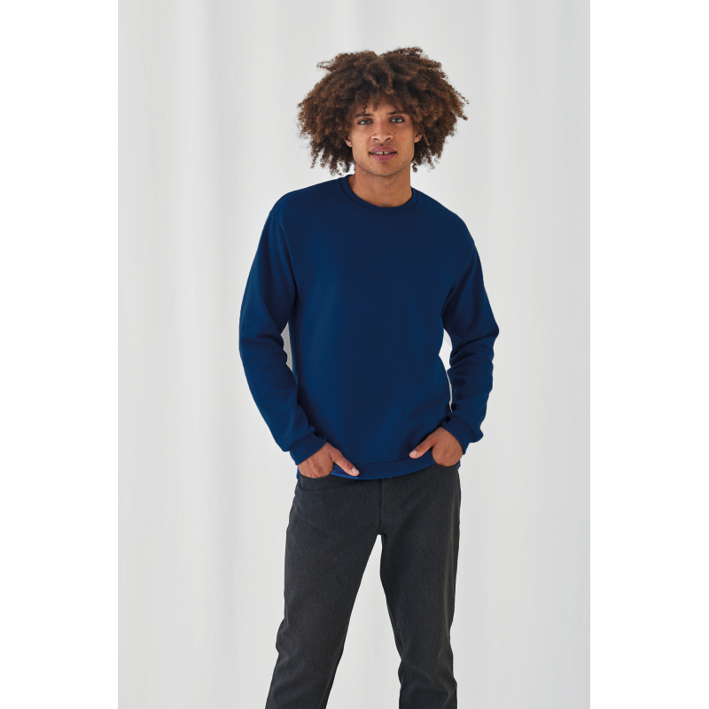 Sweat molleton col rond homme