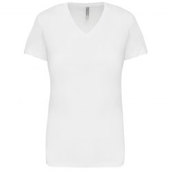 T-shirt col V femme