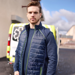 Bodywarmer bi-matières - Mixte